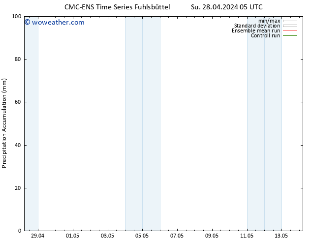 Precipitation accum. CMC TS Su 28.04.2024 11 UTC