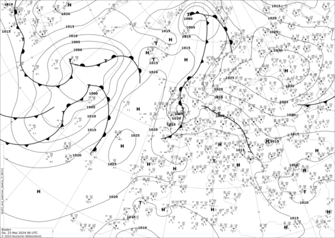 DWD Fronts gio 23.05.2024 06 UTC