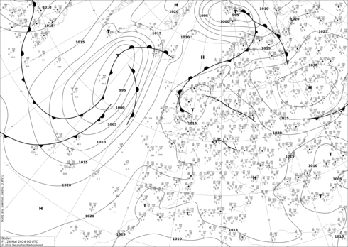 DWD Fronts пт 24.05.2024 00 UTC