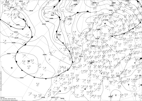 DWD Fronts Su 26.05.2024 00 UTC