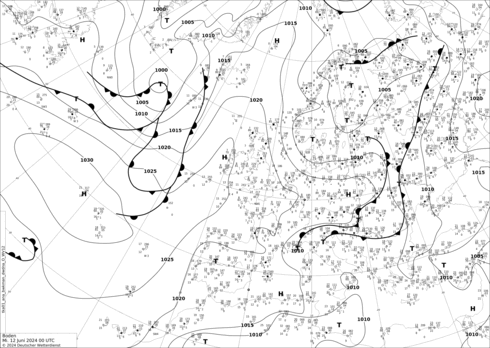 DWD Fronts We 12.06.2024 00 UTC