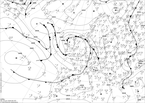 DWD Fronts сб 15.06.2024 00 UTC