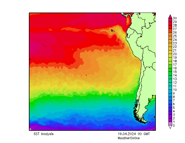 Pacific SST Fr 19.04.2024 00 UTC