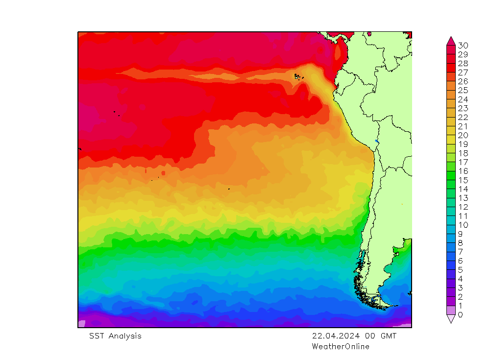 Pacific SST Mo 22.04.2024 00 UTC