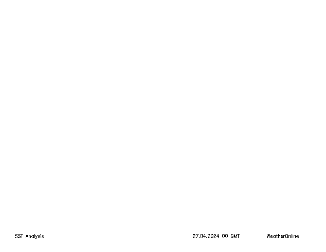 Australia SST so. 27.04.2024 00 UTC