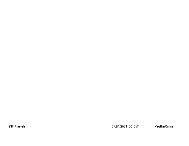 Monde SST sam 27.04.2024 00 UTC