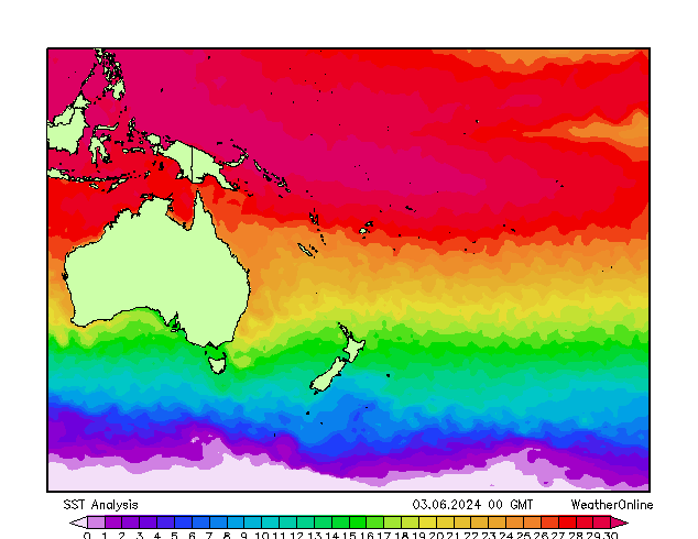 Pacific SST Mo 03.06.2024 00 UTC