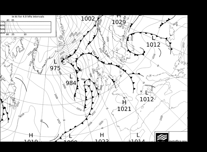 MetOffice UK Fronts  18.03.2024 06 UTC