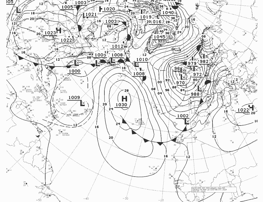 NWS Fronts Fr 29.03.2024 00 UTC