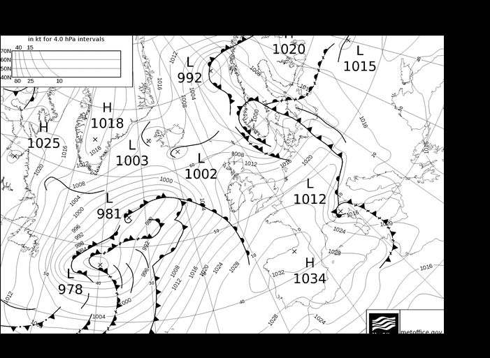 MetOffice UK Fronts  10.04.2024 00 UTC