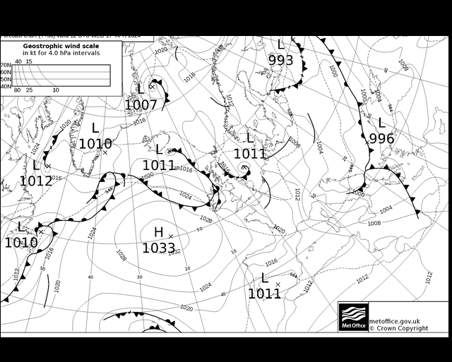 MetOffice UK Fronts We 17.04.2024 12 UTC