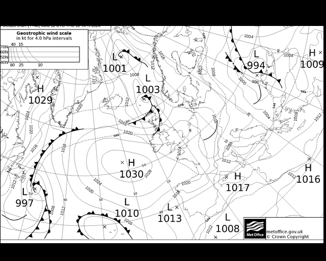 MetOffice UK Fronts Th 18.04.2024 12 UTC