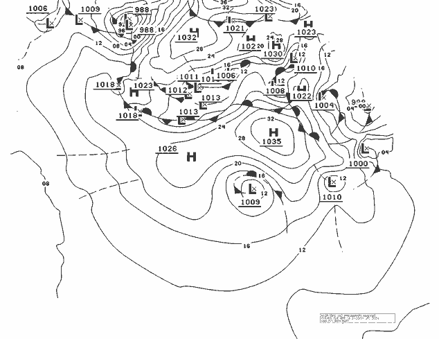 NWS Fronts wto. 16.04.2024 18 UTC