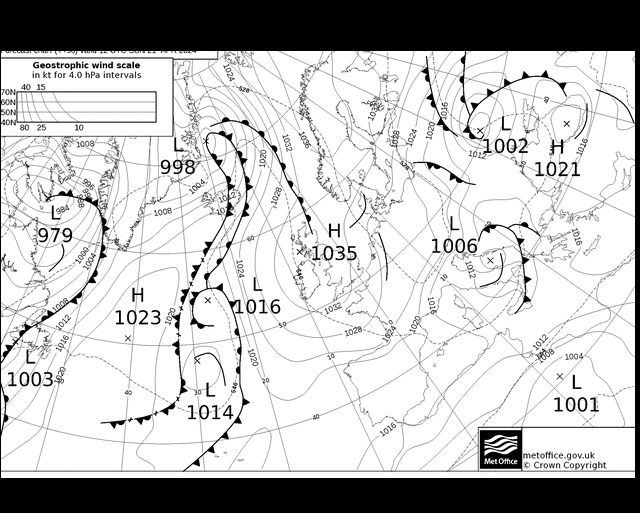 MetOffice UK Fronts Paz 21.04.2024 18 UTC