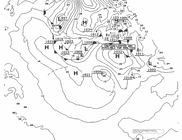 NWS Fronts śro. 17.04.2024 18 UTC