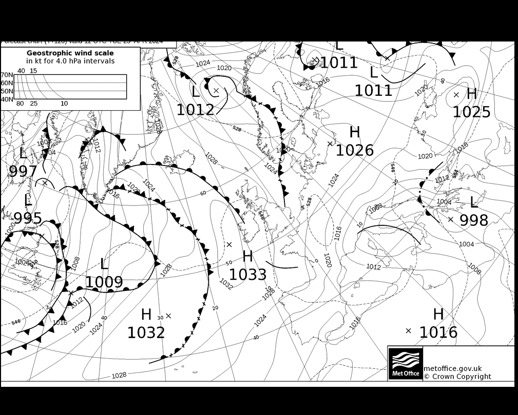 MetOffice UK Fronts mar 23.04.2024 18 UTC