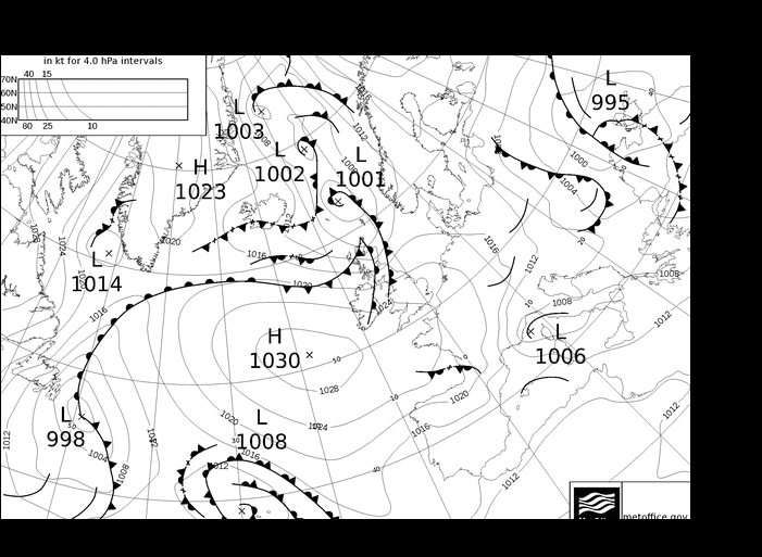 MetOffice UK Fronts Th 18.04.2024 06 UTC