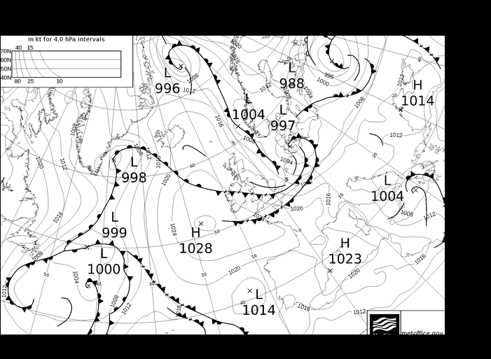 MetOffice UK Fronts Sex 19.04.2024 06 UTC