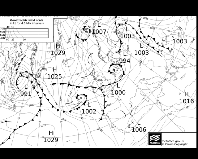 MetOffice UK Fronts Fr 26.04.2024 00 UTC