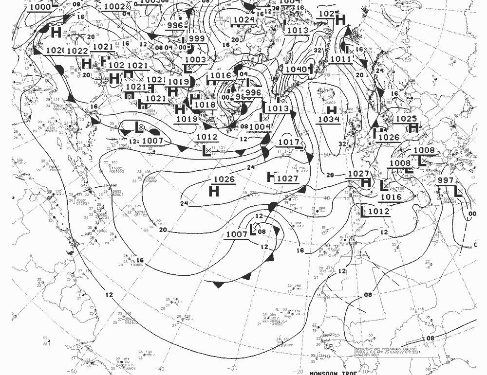 NWS Fronts Sa 23.04.2024 00 UTC