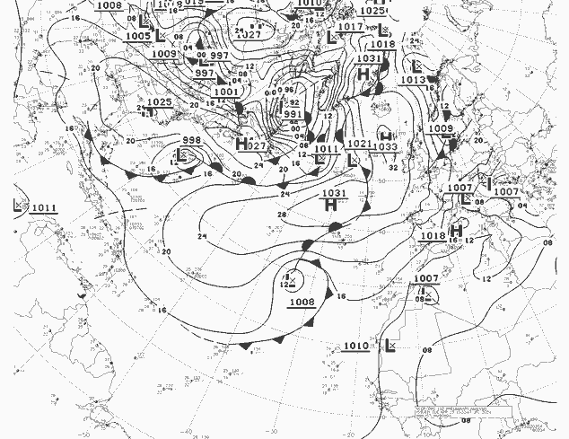 NWS Fronts Út 23.04.2024 12 UTC