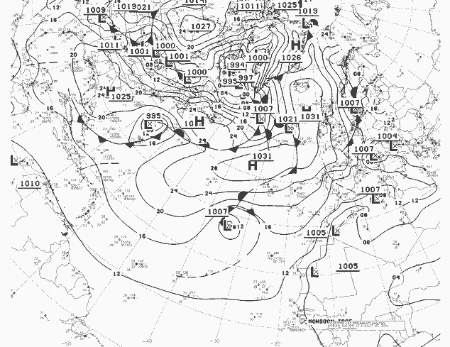 NWS Fronts вт 23.04.2024 18 UTC