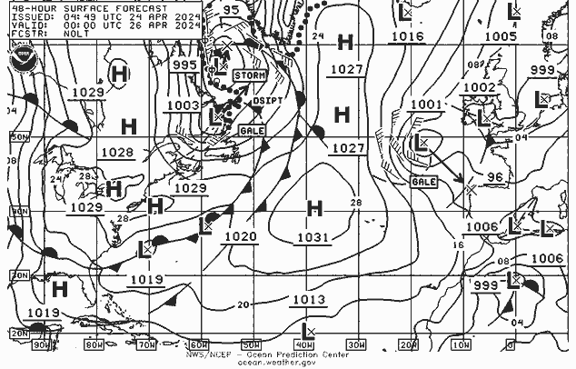 NWS Fronts vie 26.04.2024 00 UTC