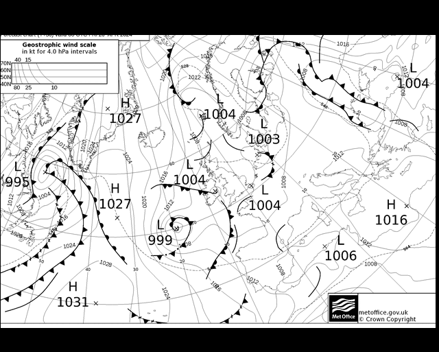 MetOffice UK Fronts  26.04.2024 00 UTC