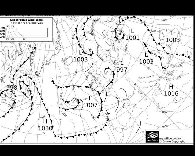 MetOffice UK Fronts чт 25.04.2024 18 UTC