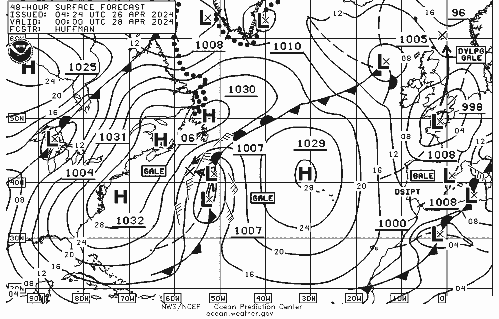 NWS Fronts nie. 28.04.2024 00 UTC