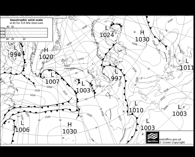 MetOffice UK Fronts dom 28.04.2024 12 UTC