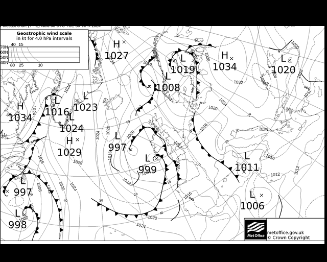 MetOffice UK Fronts  30.04.2024 00 UTC