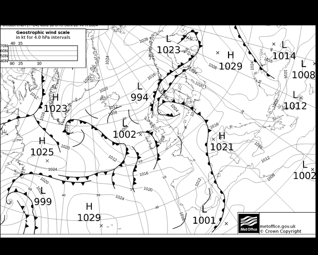 MetOffice UK Fronts Ne 28.04.2024 18 UTC