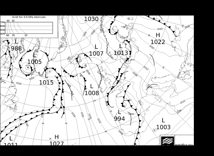 MetOffice UK Fronts Cts 27.04.2024 06 UTC