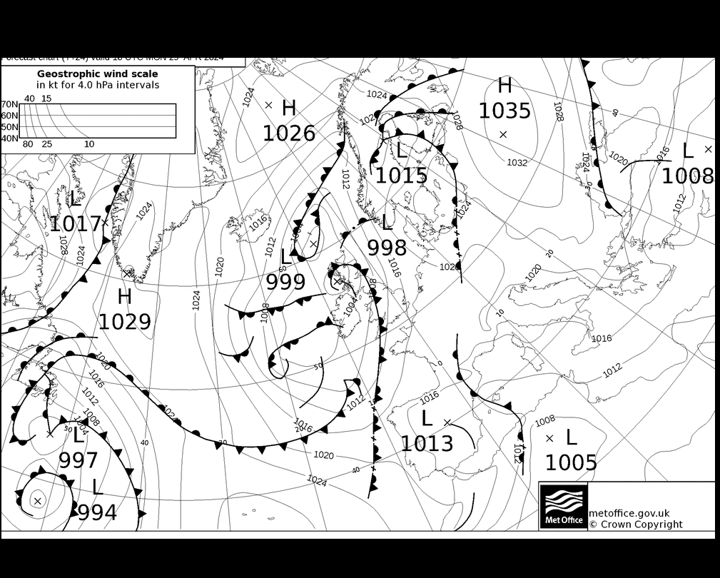 MetOffice UK Fronts Po 29.04.2024 18 UTC