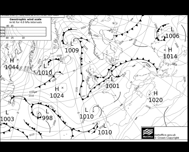 MetOffice UK Fronts Sex 03.05.2024 18 UTC