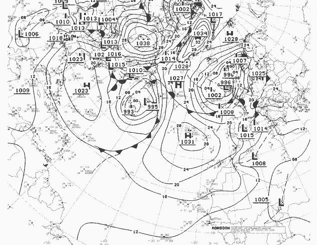 NWS Fronts Mo 29.04.2024 12 UTC