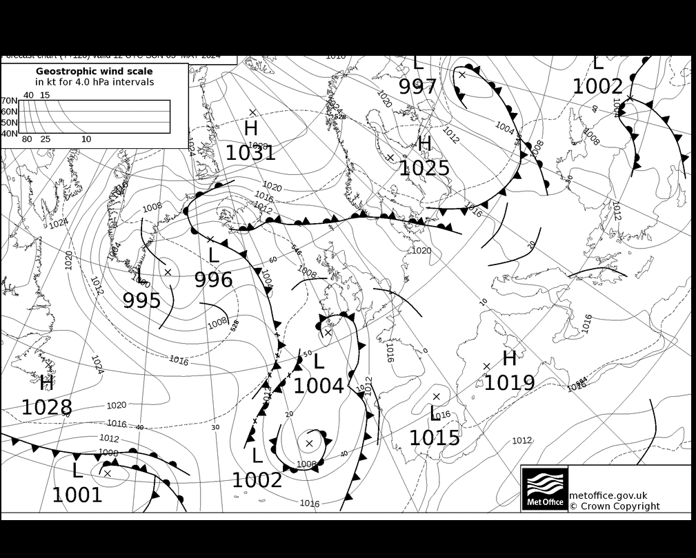 MetOffice UK Fronts Ne 05.05.2024 18 UTC