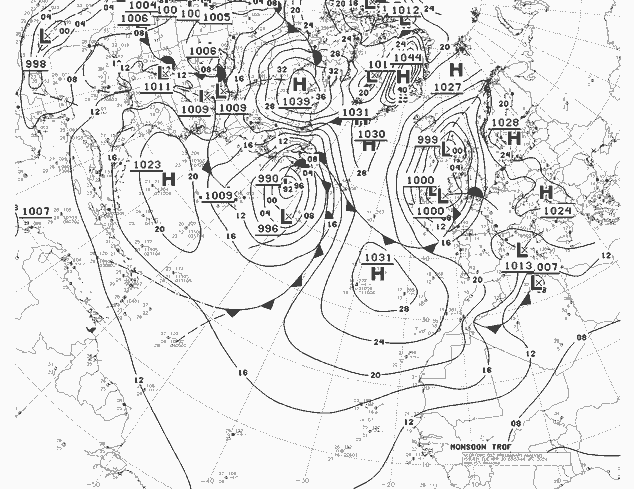 NWS Fronts wto. 30.04.2024 00 UTC