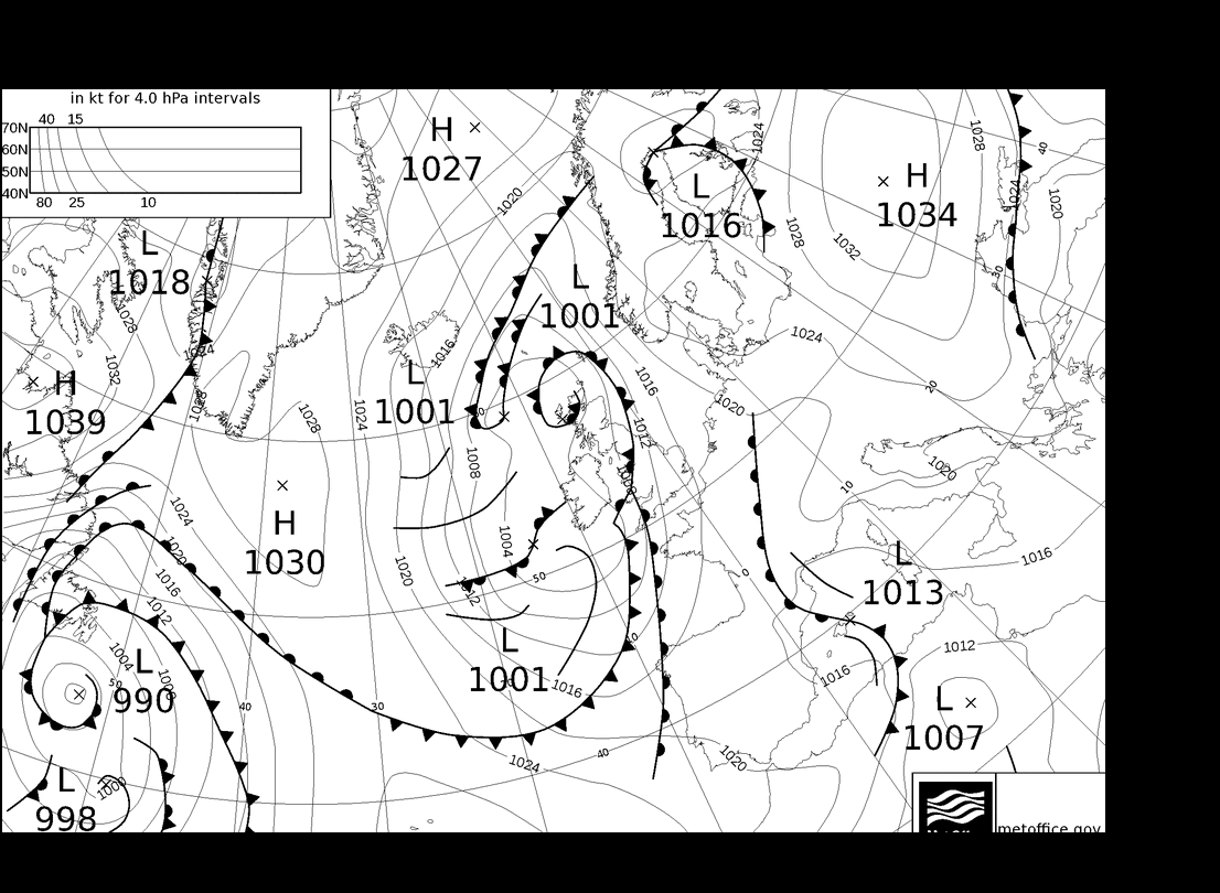 MetOffice UK Fronts  30.04.2024 00 UTC