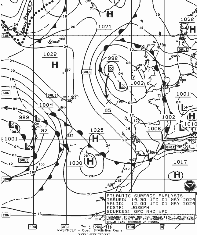 NOAA Fronts We 01.05.2024 12 UTC