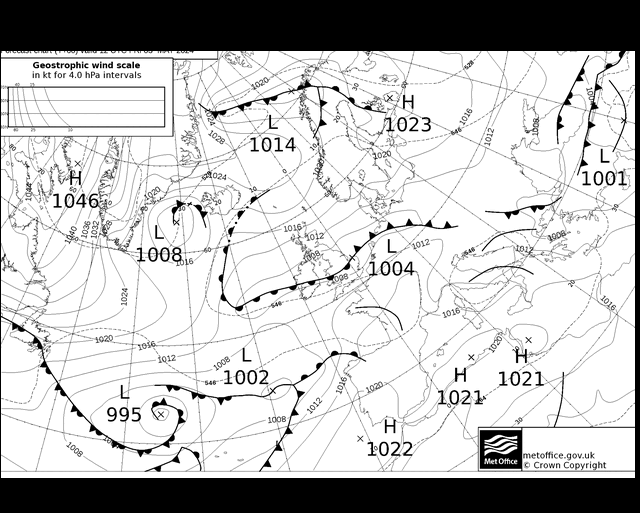 MetOffice UK Fronts Pá 03.05.2024 12 UTC