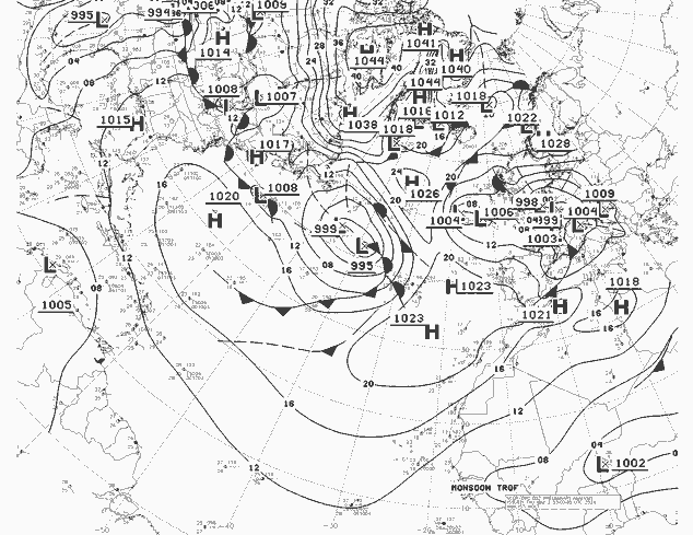 NWS Fronts чт 02.05.2024 00 UTC