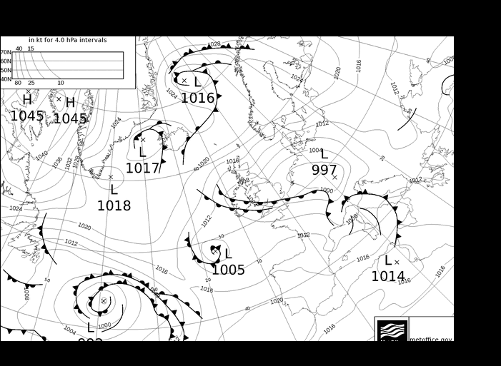 MetOffice UK Fronts gio 02.05.2024 06 UTC