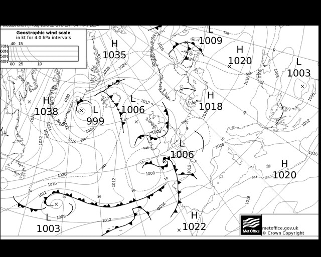 MetOffice UK Fronts  04.05.2024 12 UTC