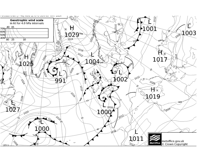 MetOffice UK Fronts Su 05.05.2024 12 UTC
