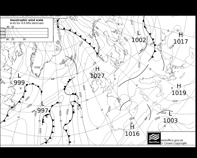 MetOffice UK Fronts wto. 07.05.2024 18 UTC