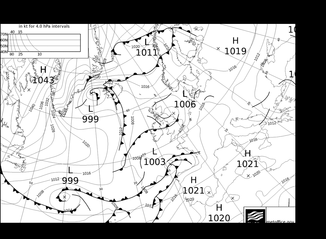 MetOffice UK Fronts Sa 04.05.2024 00 UTC