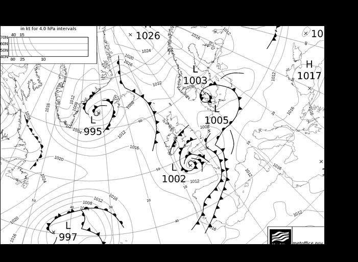 MetOffice UK Fronts lun 06.05.2024 00 UTC