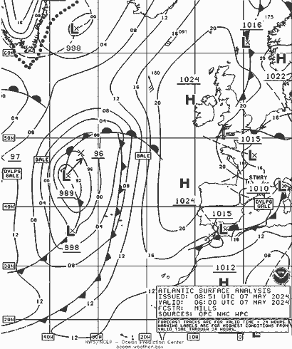 NOAA Fronts mar 07.05.2024 06 UTC